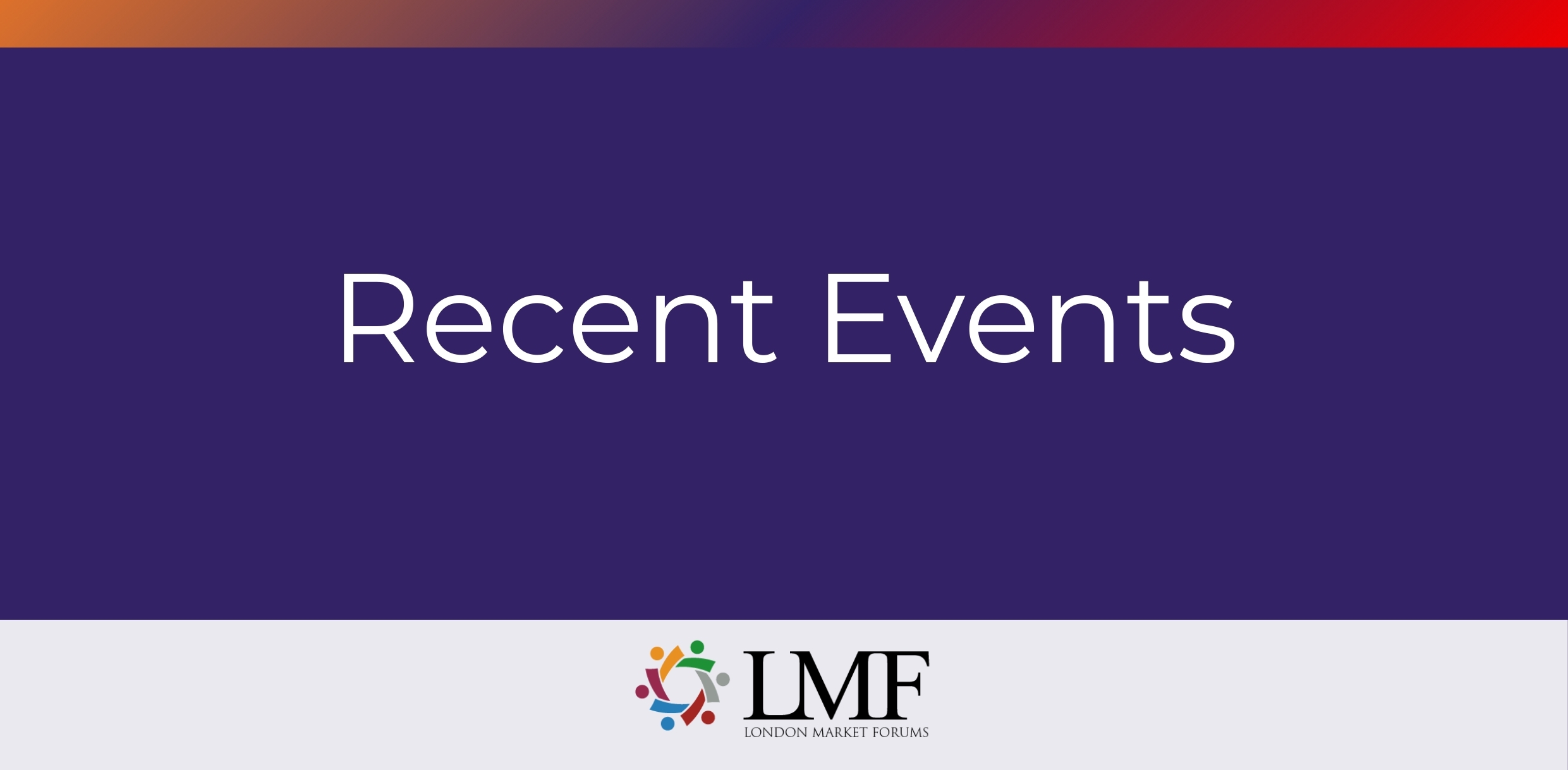 Recent Events Graphic